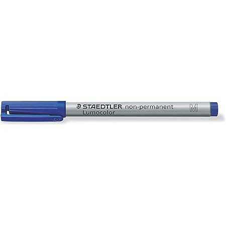 Lot De 5 Feutres Non Permanents EDDING 152M Noir - Pointe Moyenne 1 Mm - Pour Plastique, Verre, Rétroprojection - Effaçable à L'eau