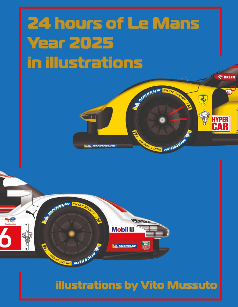 24 Hours of Le Mans Year 2025 in illustrations