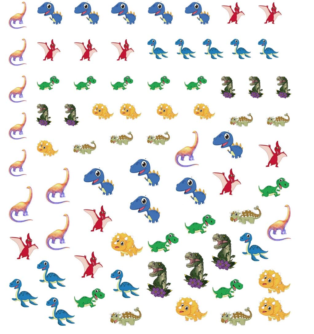 Dinosaur Collection (Dinosaur Nail Art Decals)