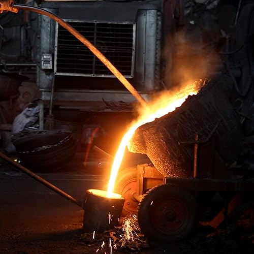 Miniatura 9 de ZhenSanHuan Wok de hierro fundido hecho a mano, sin revestimiento, sin pintura, saludable y duradero (12.6 pulgadas)