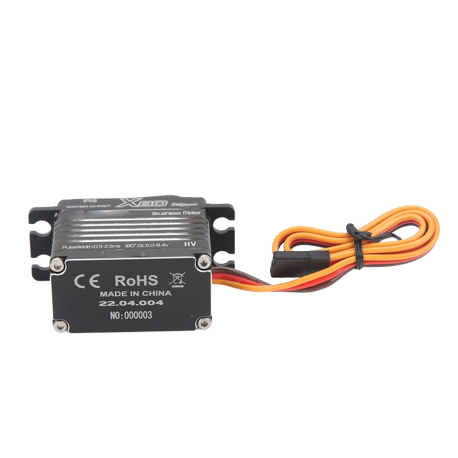 Servo Motore Brushless Resistente All'acqua, Alto Torque 80Kg Servo Digitale per Auto Barca RC 1/8 1/10