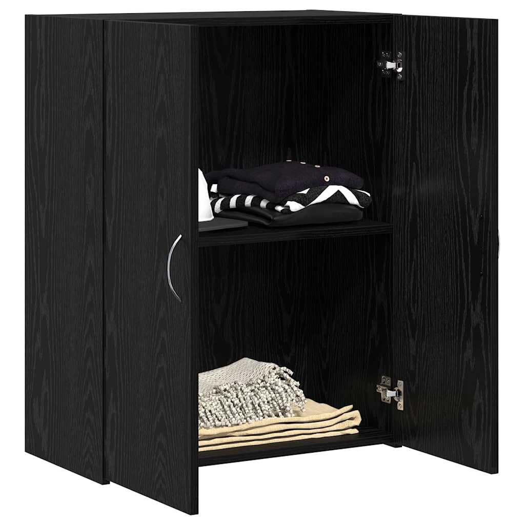 Büroschrank zur Aktenaufbewahrung Stauraum Schrank für Büroorganisation Aktenschrank mit Türen gegen Staub aus Holzwerkstoff in Artisan-Eiche 70x32x77.5 cm