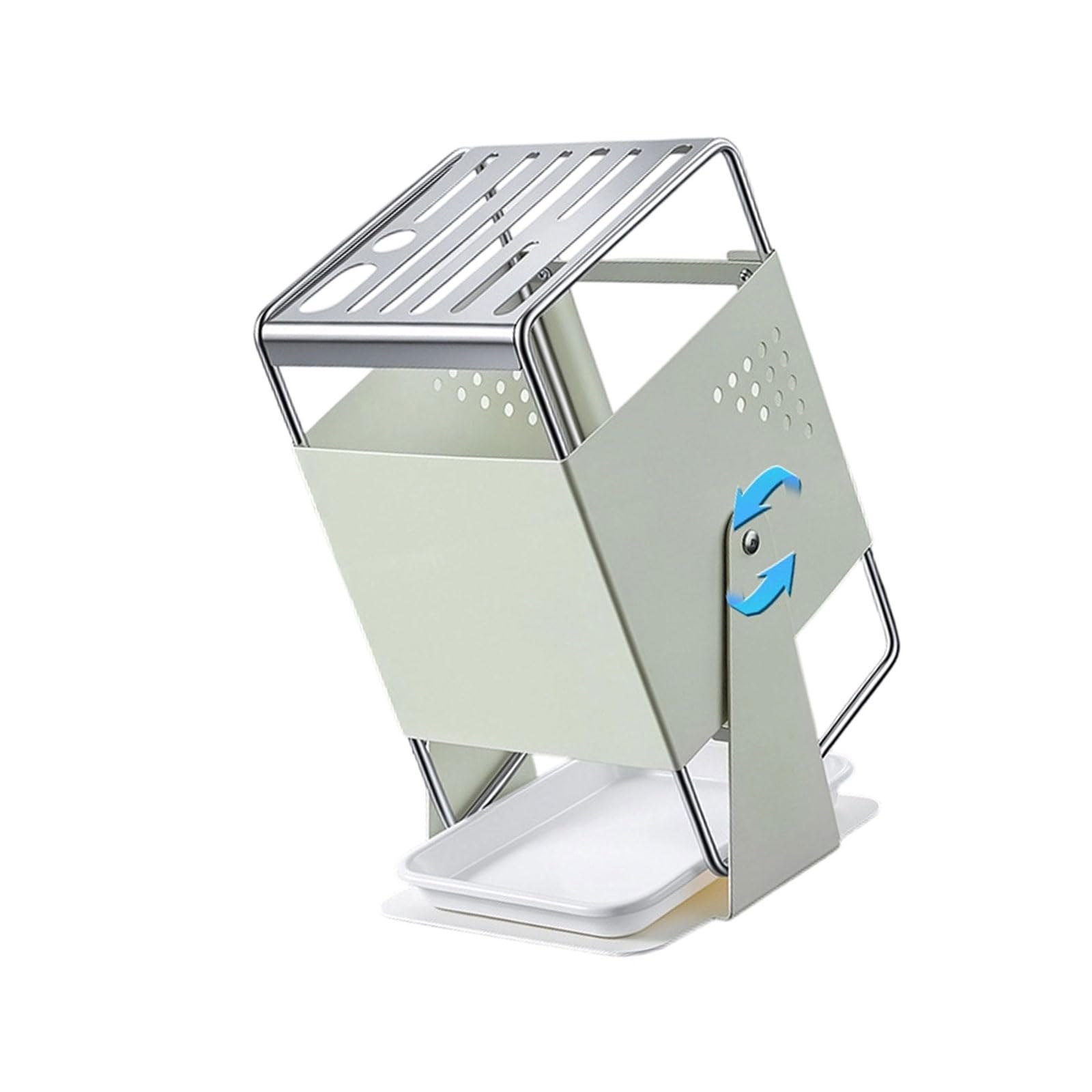 Shurhome 360 Degree Rotating Kitchen Kitchen Holder with Nonslip Base for Secure Storage and Easy Access Permanent Cutter Rack