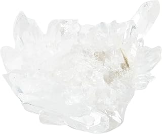 The Chrysalis Stone | Clear Quartz Cluster | Small | 1 Pc | Raw Crystal Decor, Healing Stone, Reiki, Chakra, Yoga, Meditat...