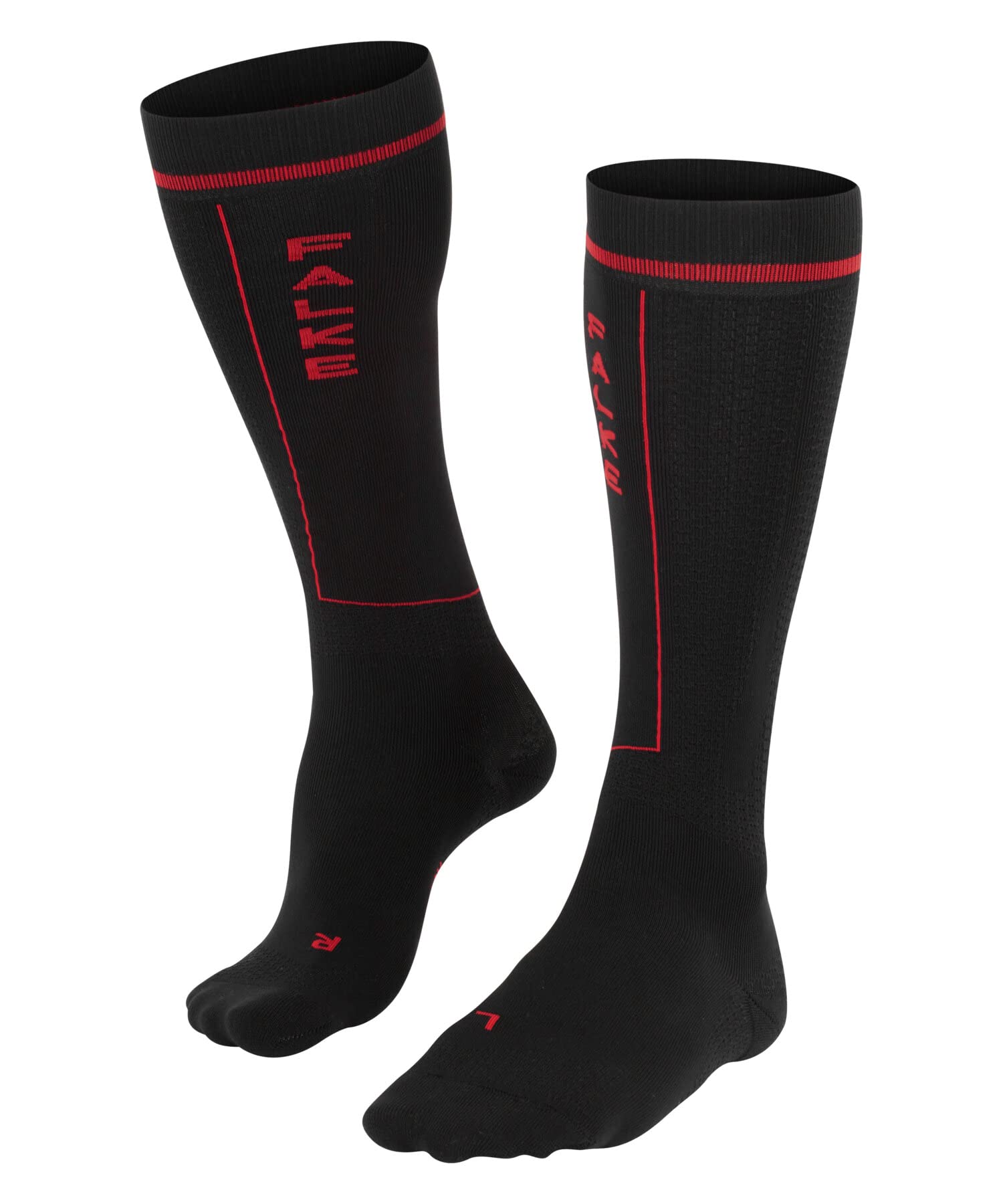 FALKE Damen Impulse Running Laufsocken mit Kompression für bessere Durchblutung gegen Muskelermüdung kühlend lang antiblasen vegan schnelltrocknendes atmungsaktives Funktionsmaterial 1 Paar