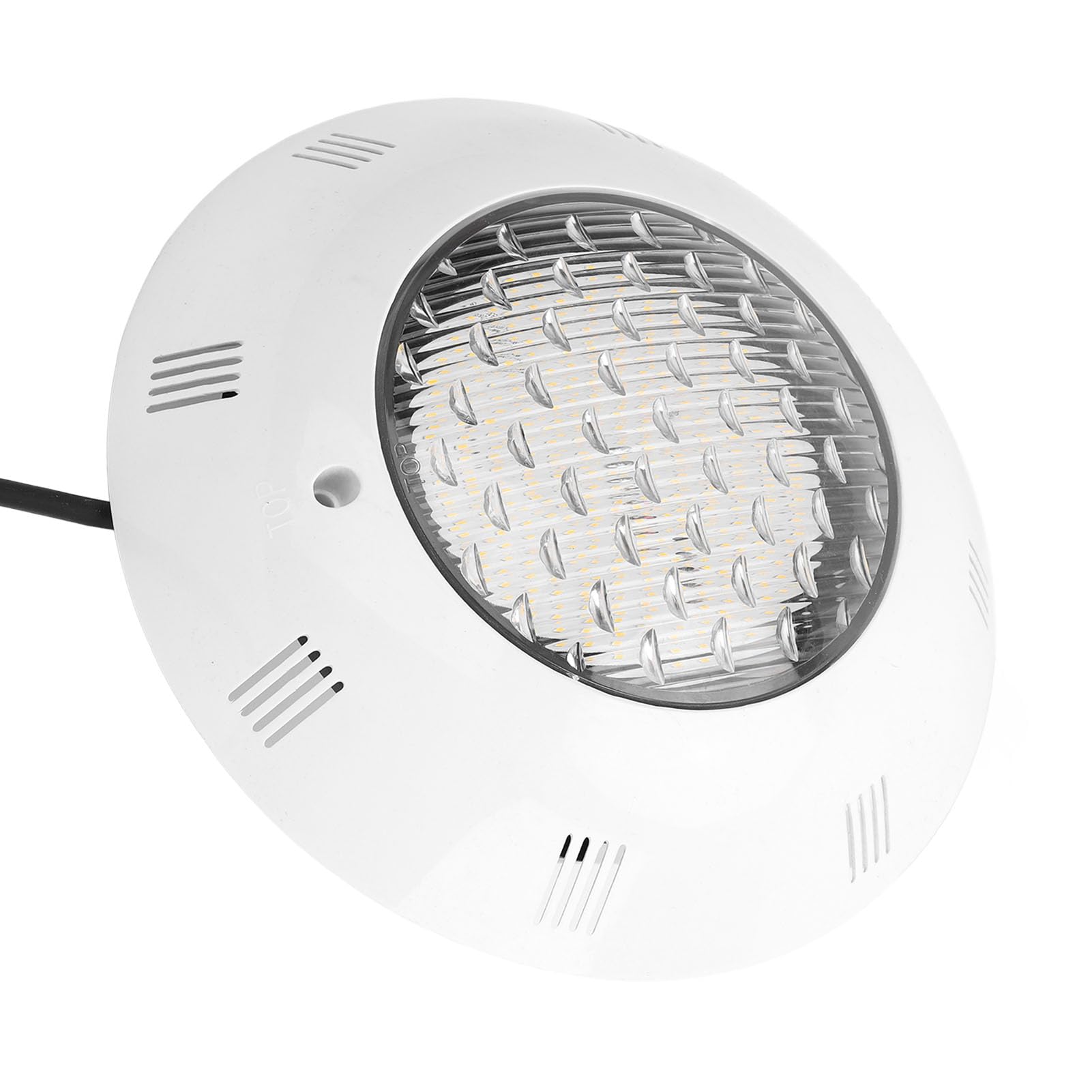 Oświetlenie Basenowe LED do Basenu Naziemnego, żarówka LED do Basenu AC12V, Wodoodporne Oświetlenie IP68 do Montażu na ścianie, Zanurzalne Oświetlenie Podwodne, Krajobrazowe(Ciepły biały 12W)