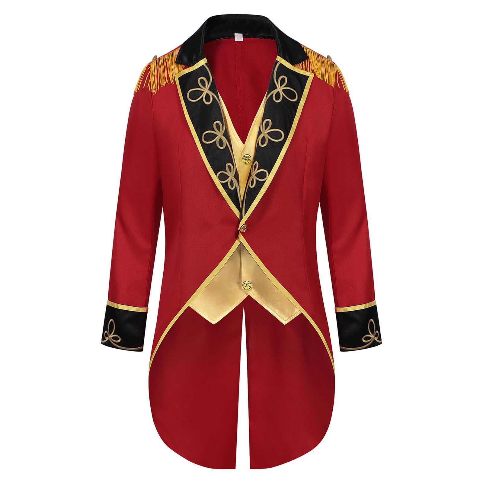 Costume de directeur de cirque pour homme, costume de cirque, uniforme de garde, déguisement de clown Showmen, uniforme Ringmaster, costume médiéval pour Halloween, carnaval et fêtes à thème