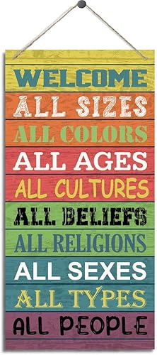 Letreros de bienvenida, placa de madera decorativa para colgar, colgador de puerta rústico, arte de decoración de pared, letrero de decoración