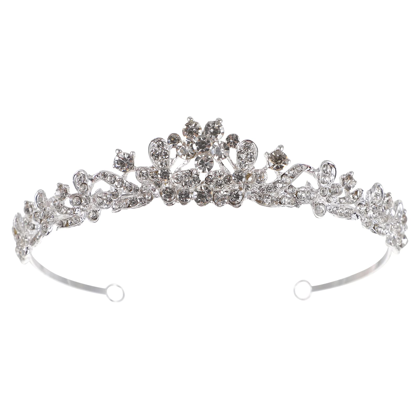 ULTNICE Corona diadema Ultnice de cristal para novia de boda, dama de honor, tiara de princesa con brillantes