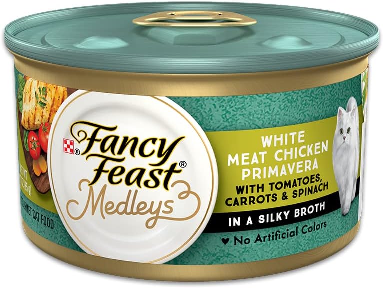 Fancy FeastElegant Medley Chicken Primavera Cat Food (6 Cans)