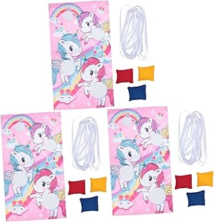 ibasenice 3 Sets Toy for Kids Kids Outdoor Playsets Punching Bag for Kids Sandbags Game Kids Interactive Game Cornhole Throwing Game Set Bean Bag Sandbags Throwing Toy Sandbags Toy