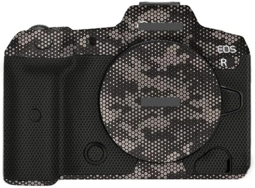 Anti-Scratch Camera Skin Wrap Sticker Coat Vinly Protective Film Body Protector Decals Cover for for Canon EOS R EOSR (Matte Black)