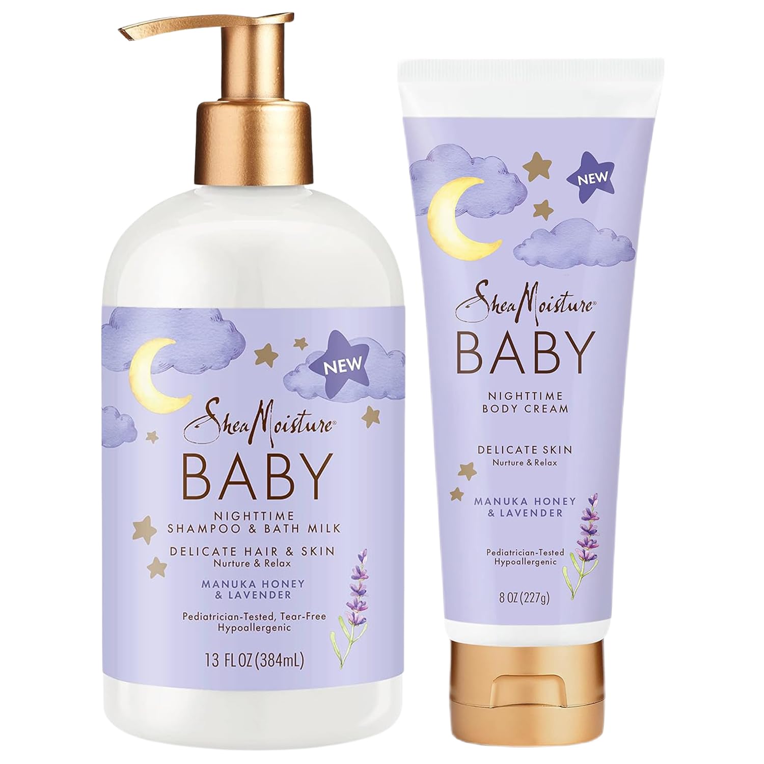 Shea Moisture Baby Care Set Relaxing Nighttime Shampoo And Bath