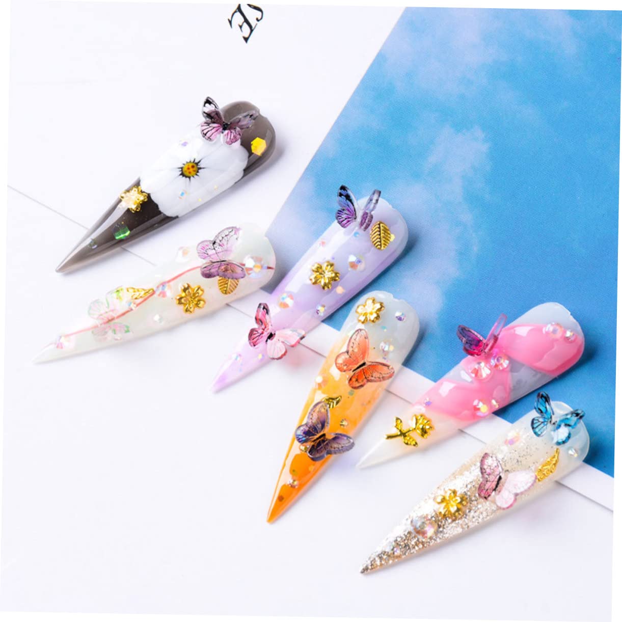 Ipetboom Decoraciones De Uñas De y Cajas Para Manicura Accesorios Para Diseño De Uñas