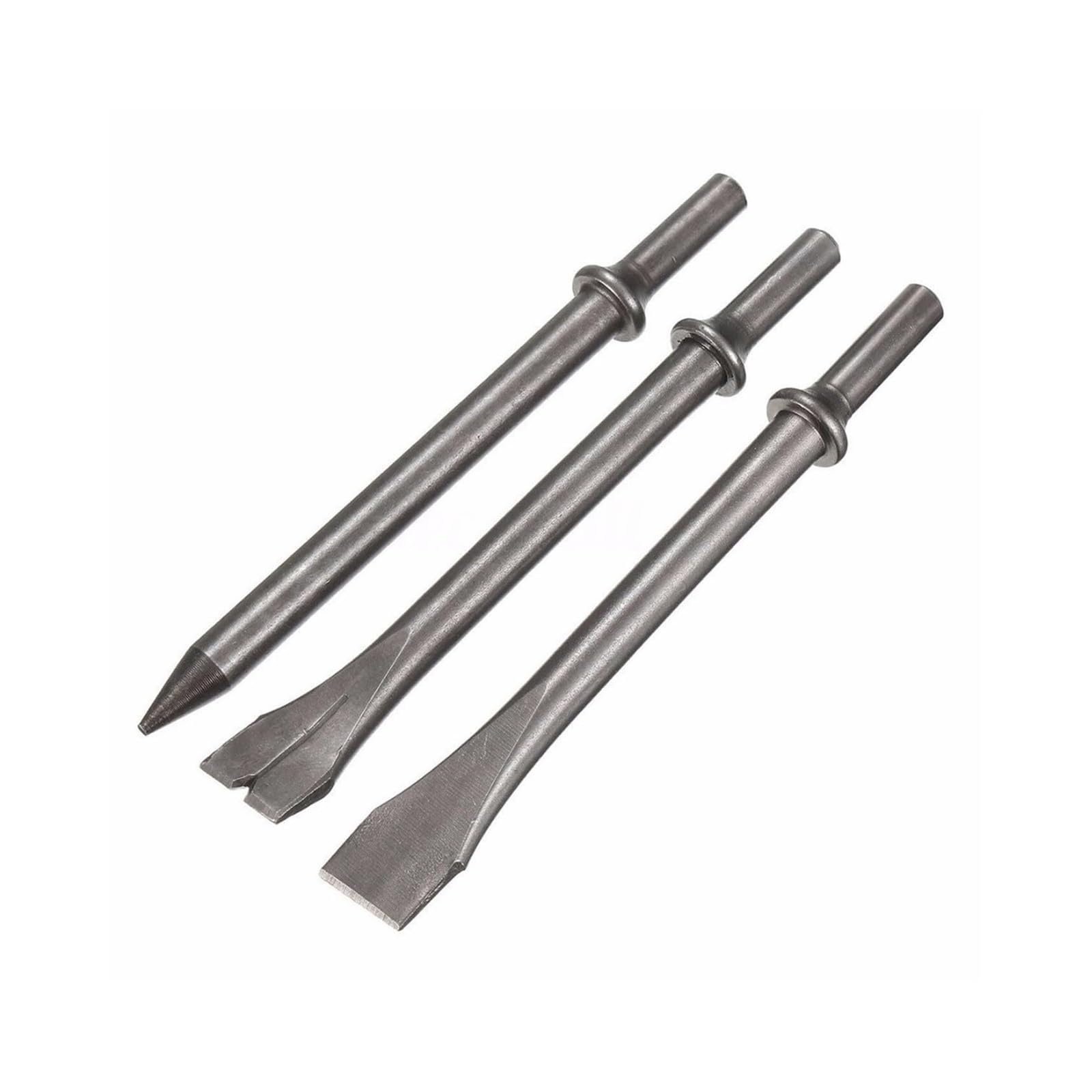 Amrttwy 1 Air Tools, Air Hammer, Length Punch Chipping Chisel Long Bit Set Pneumatic Tool(Flat Shovel Head)