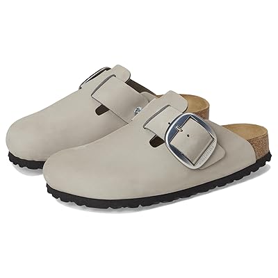 Birkenstock Boston Big Buckle Nubuck Leather Women
