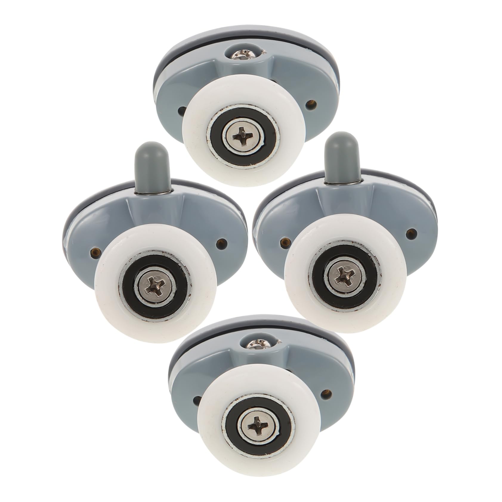 20piezas Rodillos De Puerta De Ducha De Ruedas Deslizantes Para Mamparas Accesorios De Reemplazo Para Puertas Corredizas De Instalación y Silencioso