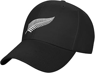 New Zealand Maori Fern Baseball Cap Men Women - Classic Dad Hat Adjustable Plain Hat Black
