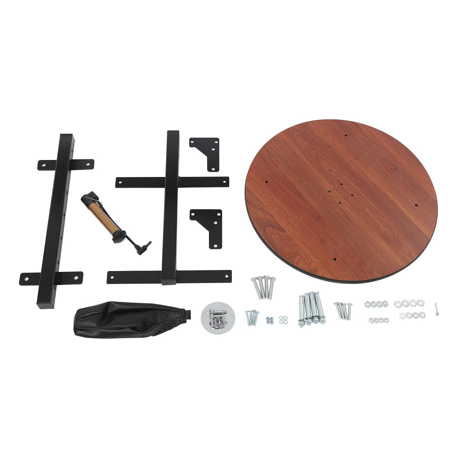 Speed Bag Plate-forme pour entraînement de boxe, avec acier, bois et polyuréthane, hauteur réglable de 30 cm, montage mural, maison, gym, gym, sac de frappe, punching, balle de réflexe, pour adultes