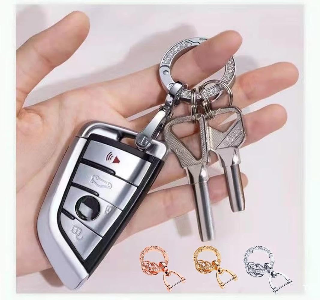 キーホルダー・キーリング YORF YORF ROLLY CHARM Amazon.co.jp: [OLYCRAFT] 4点 キーホルダー 星＆音符＆ギター