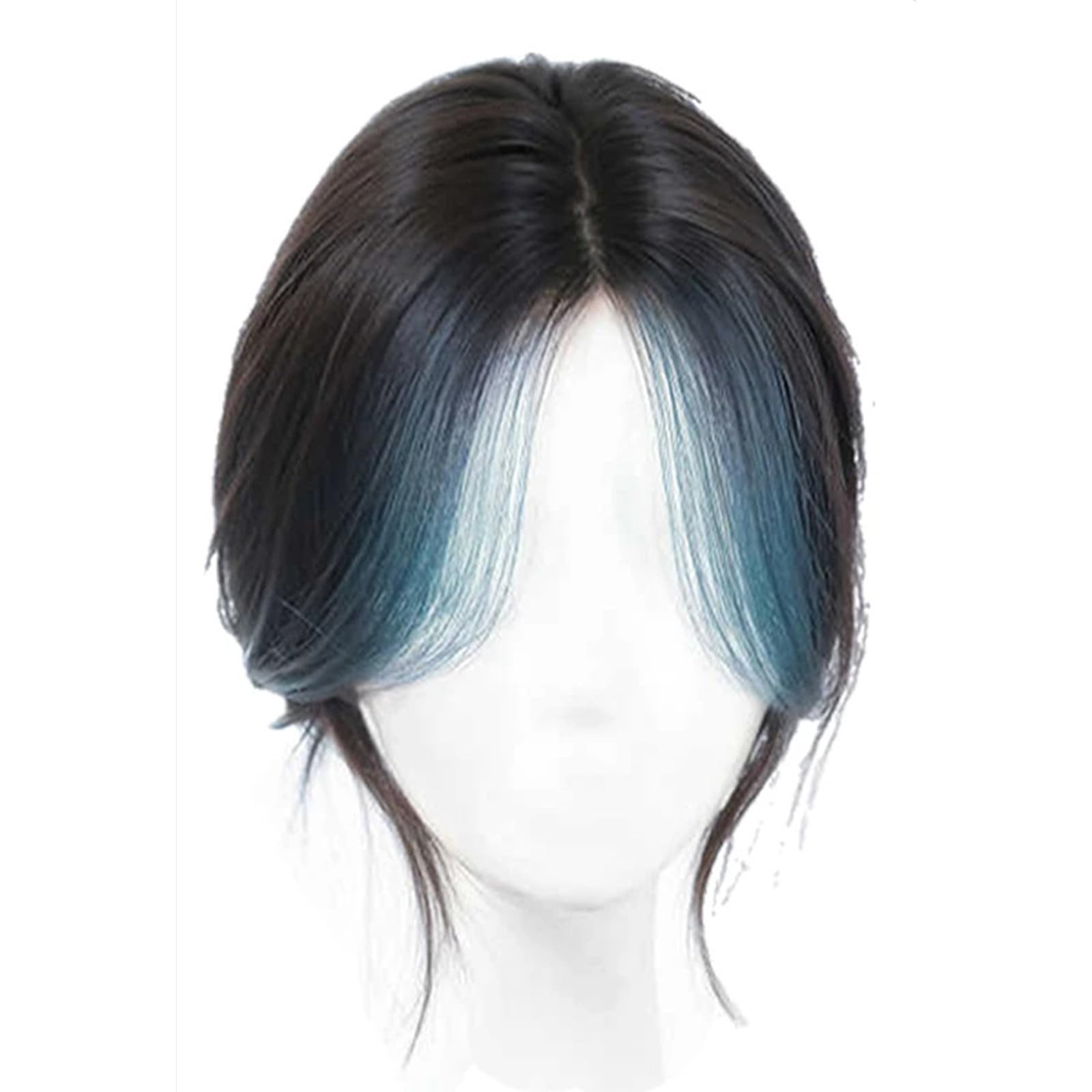 Amazon.co.jp: 原宿風 ハイライト 部分ウィッグ センター分け目 前髪