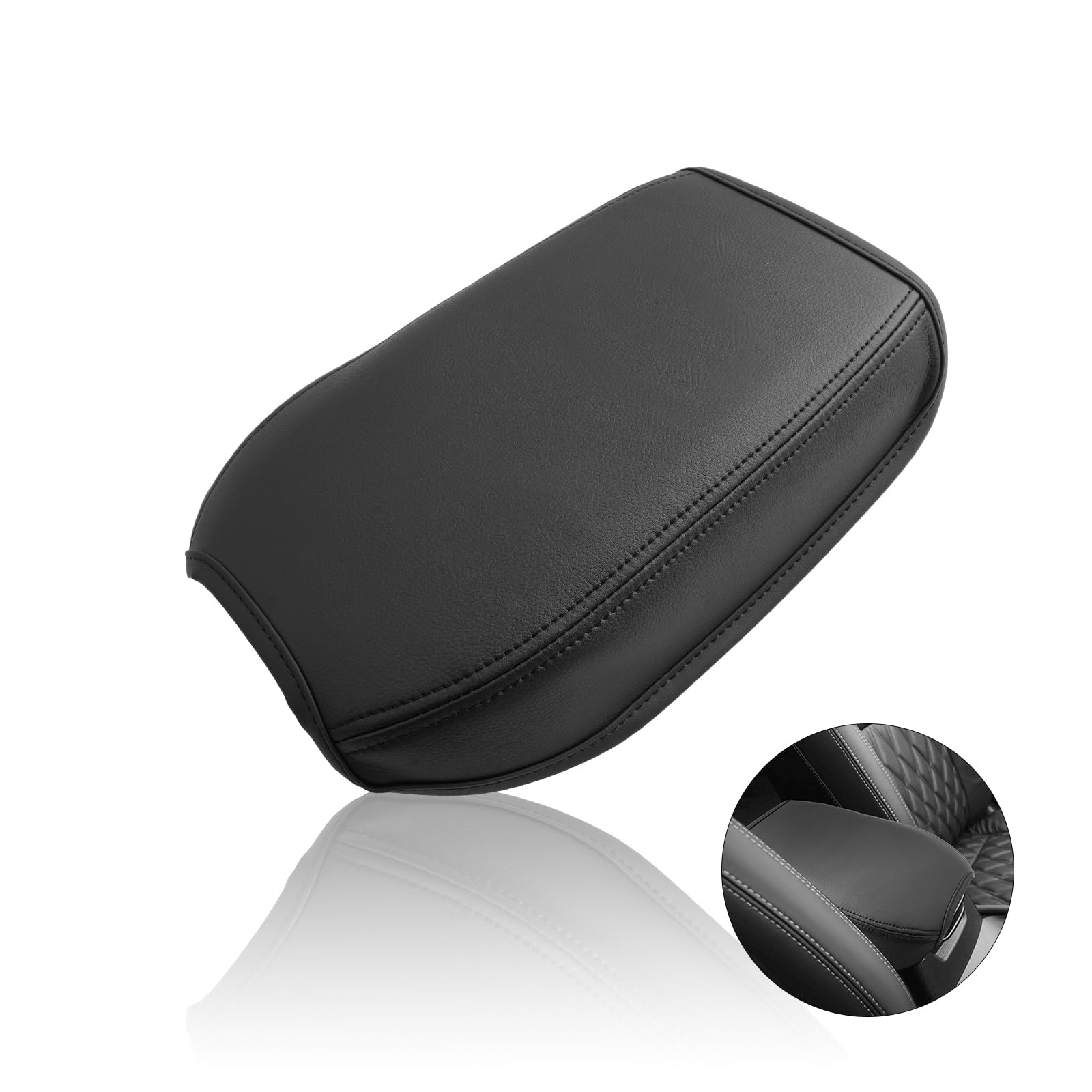 BIXUAN Compatibile con Nissan Qashqai e-POWER J12 2021 2022 2023 2024 2025 Bracciolo Copertura Braccioli Consolle Centrale Bracciolo Copertura Accessori Interno Protezione Pelle Imbottitura