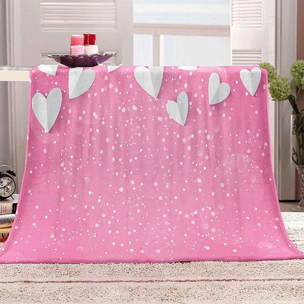 Couverture polaire douce pour soirées cocooning et nuits fraîches dans le salon