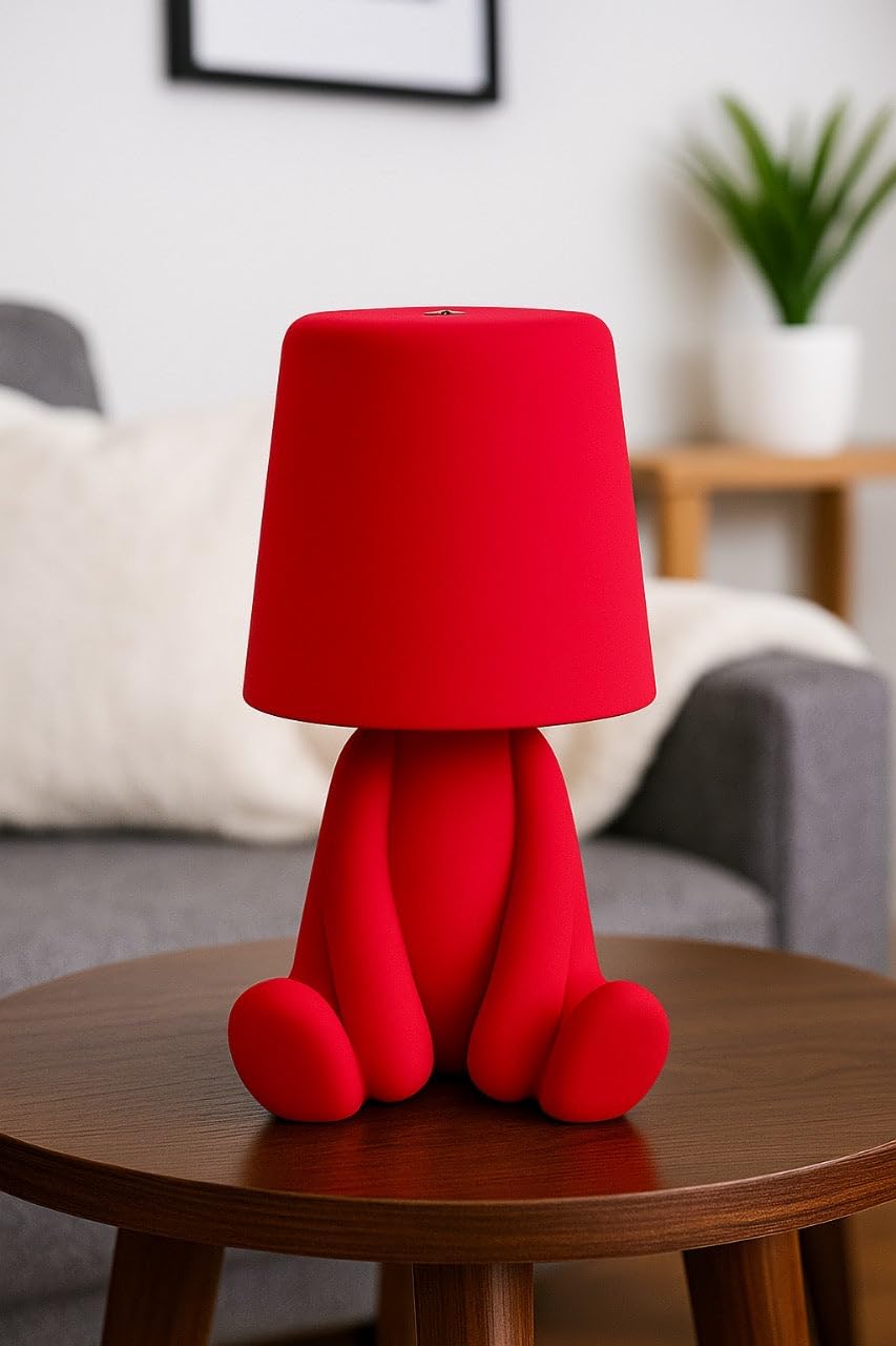 HDC Little Modern Rechargeable Table Lamp Cute LED Night Light for Bedroom Kids Room Study Desk Bedside Lamp Portable Touch Control Dimmable USB Charging Birthday Gift Home Decor for Teens-image-19