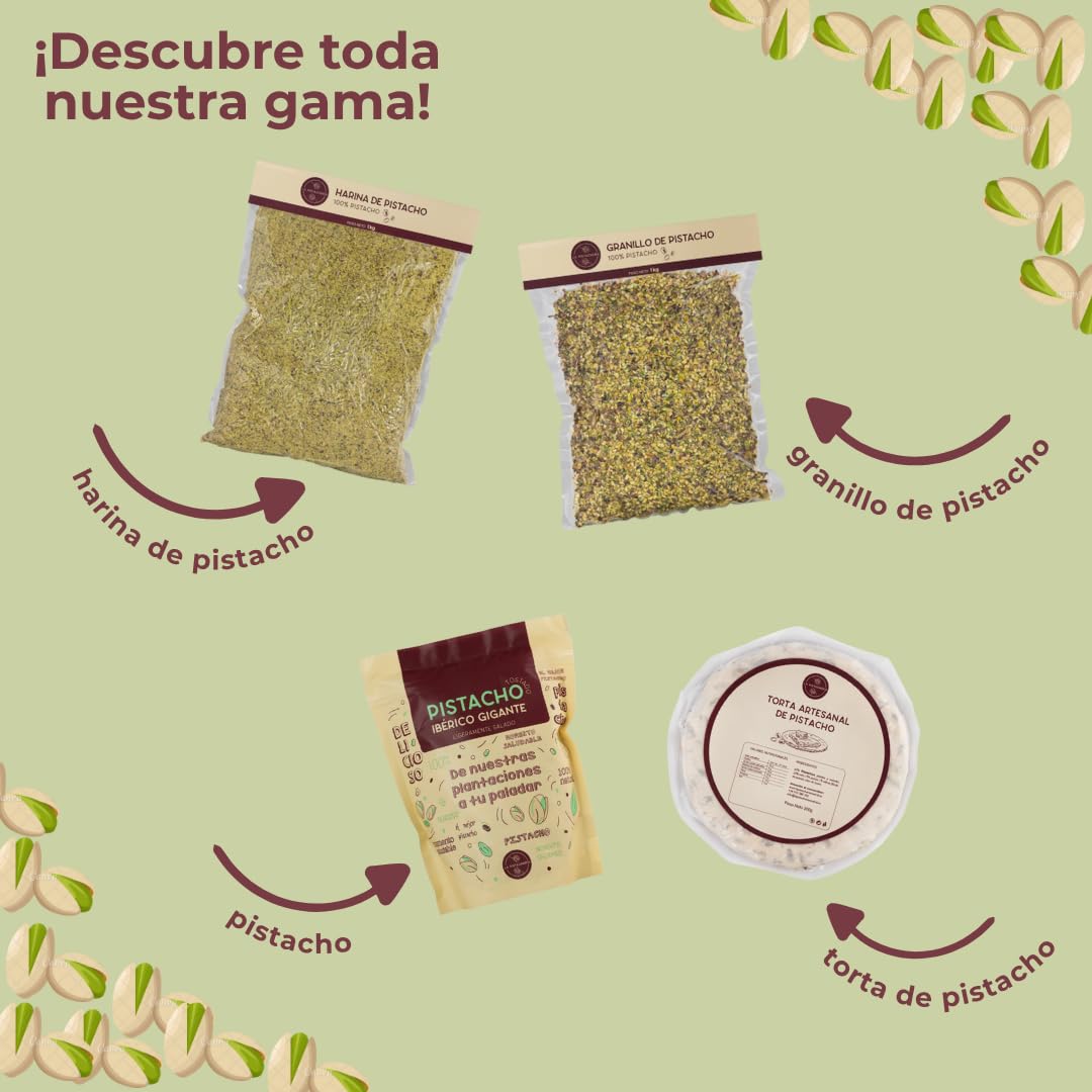 Crema 100% de Pistacho Ibérico – Pasta Pura de Pistacho Natural sin Azúcar ni Aditivos – Textura Cremosa para Postres, Repostería, Desayunos y Recetas Saladas - La Pistachería (250 gr)