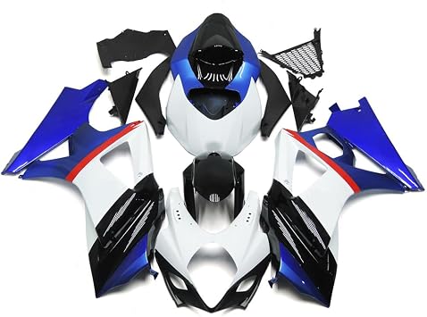 Bodywork for Suzuki GSXR1000 K7 2007 2008 Fairings Bodywork - Blue White