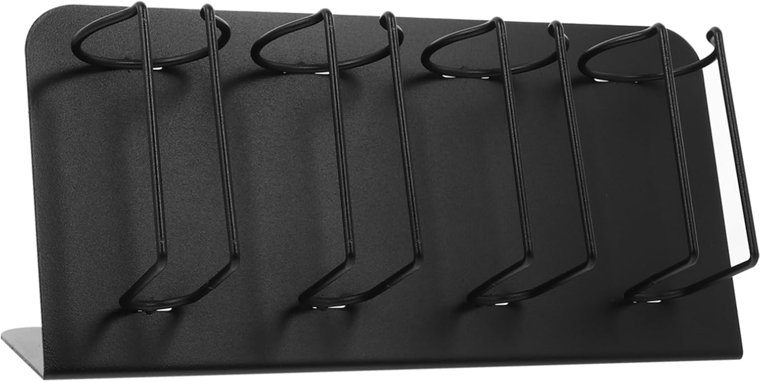 Stainless Steel Hair Clipper Holder Barbershop Cutter Rack Wall-mounted Organizer