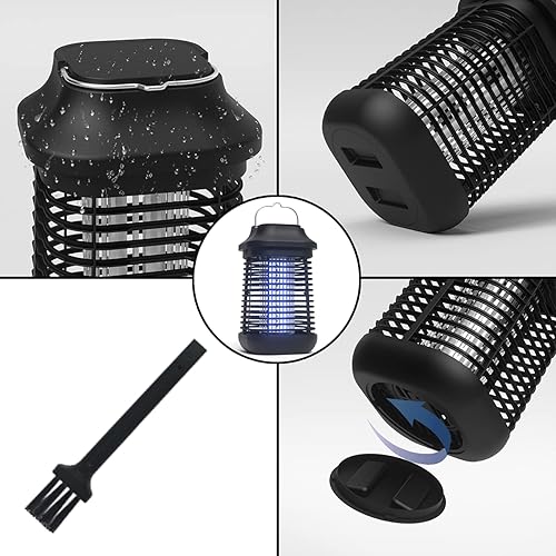 Miniatura 5 de Bug Zapper para exteriores e interiores Mosquito Zapper 4200 V de alta potencia impermeable Electronic Mosquito Killer 15 W UVA Mosquito Lamp Bulb
