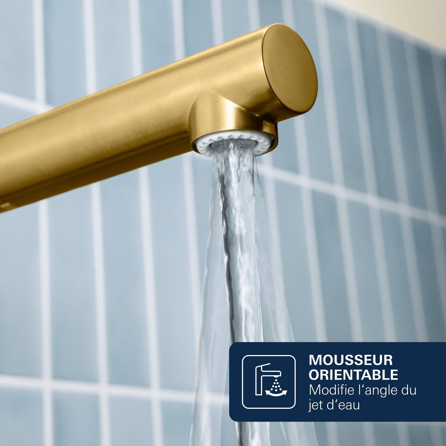 GROHE Essence Mitigeur pour Evier de Cuisine, Doré Brossé, 30269GN0