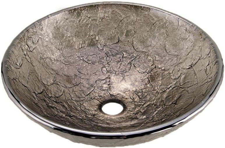 005-003-022 16" Vessel Sink, Black Nickel