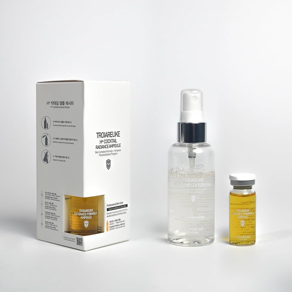 Amazon.com : TROIAREUKE H+ Cocktail Ampoule Toner (2.37 Fl