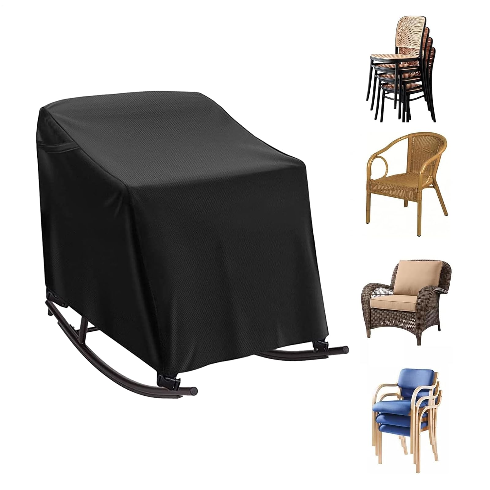 Housse de chaise d'extérieur en tissu Oxford de qualité supérieure