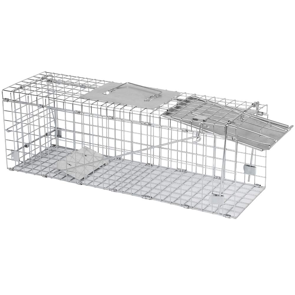 Gabbia per Trappola per Parassiti per Roditori Cattura Durevole per Topi Design Pieghevole per Uccelli per un Facile Trasporto 24 * 8,3 * 7,5 Pollici