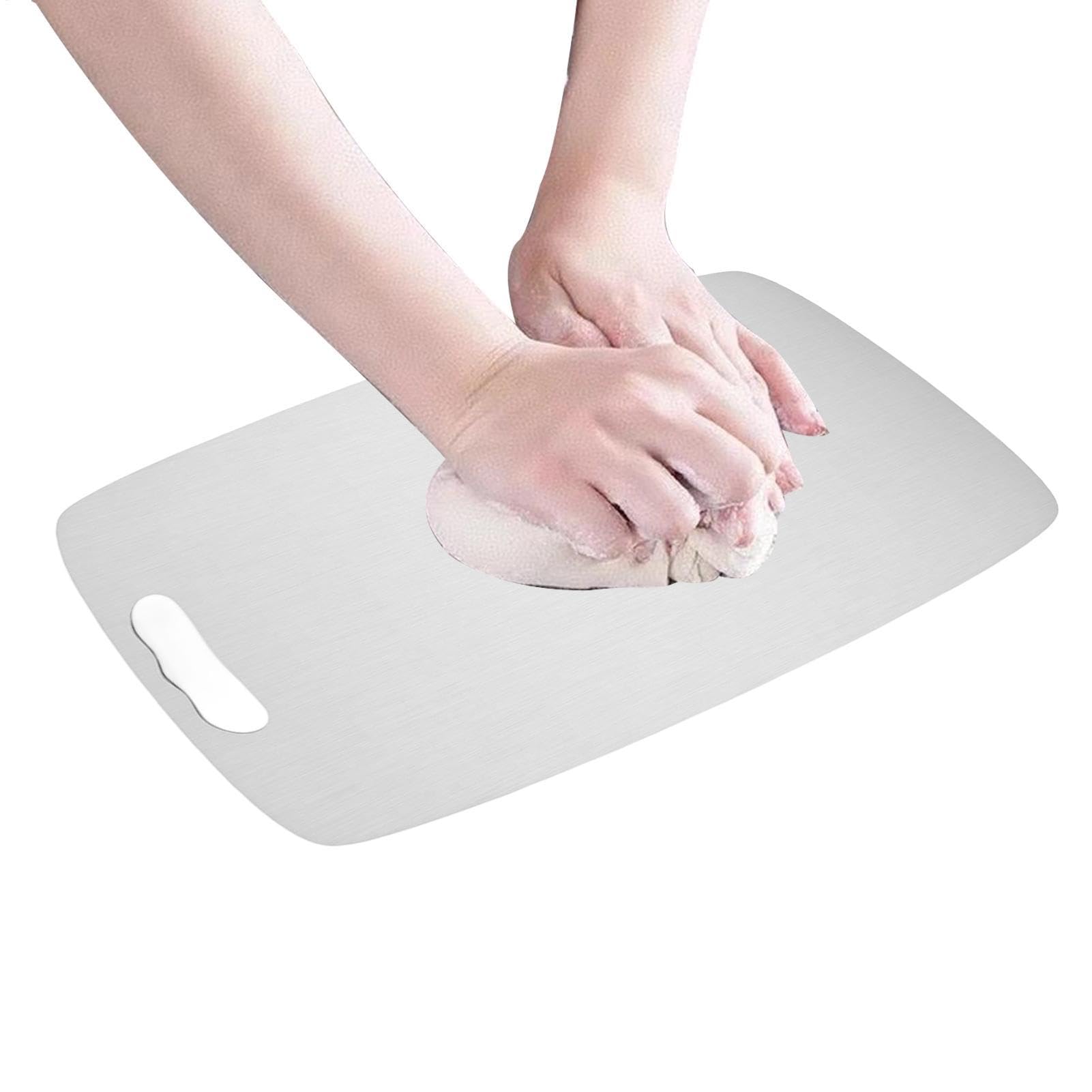 Planche à découper en acier inoxydable réversible et hygiénique pour la cuisine