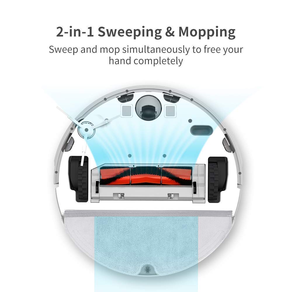 Roborock E20 Robot Vacuum Cleaner 1800Pa Strong Suction for Carpet and All  Floor Types, App Control, Route Planning on Hard Floor Cleaning Dust and  Pet Hair for Homes with Pets (White): Vacuums: