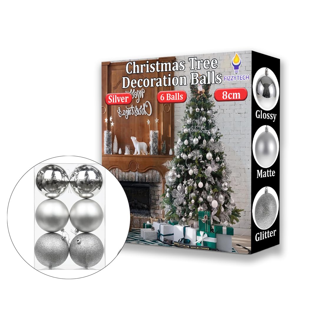Blue Christmas Balls - 12 Pack for Xmas Tree -22