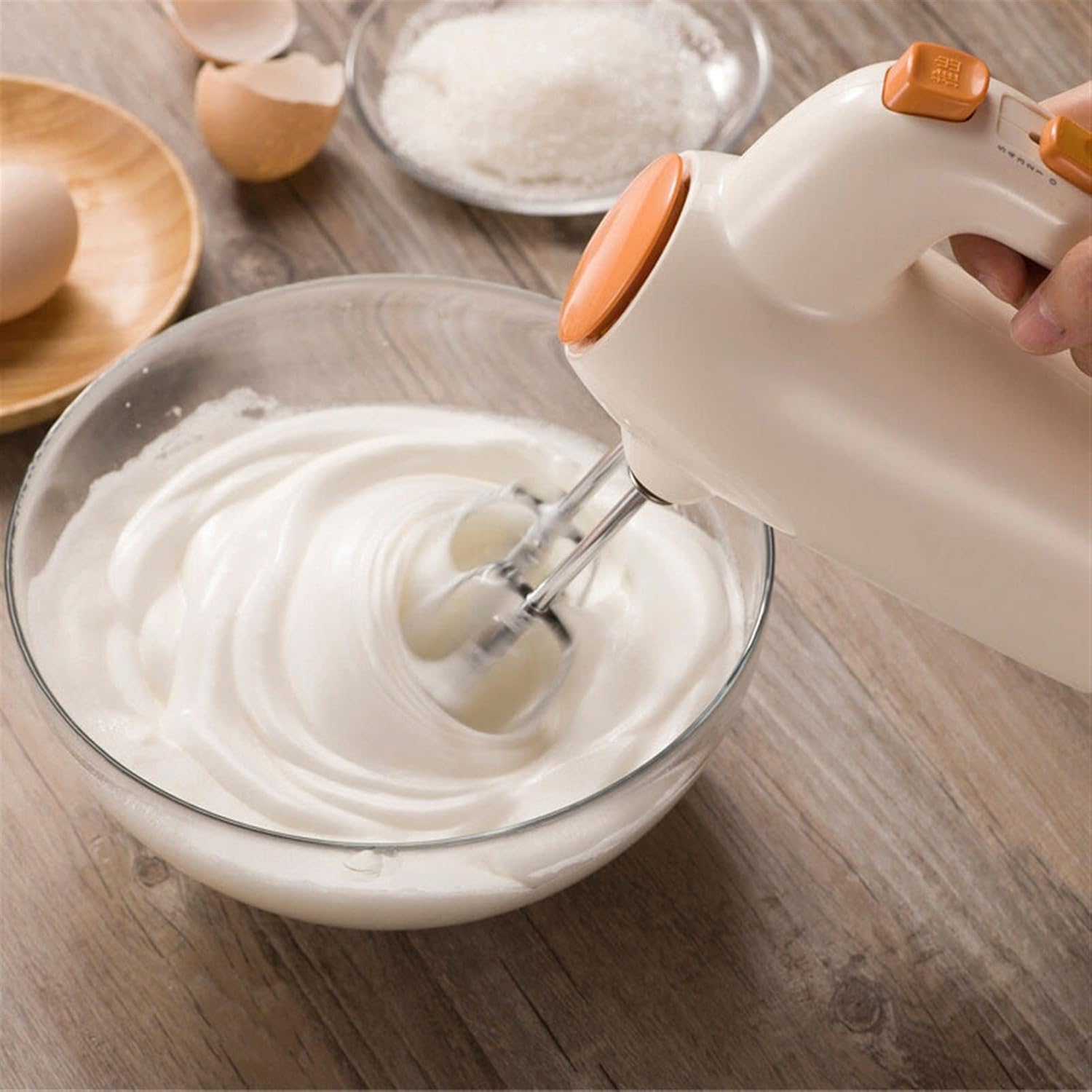Egg Beater Hand Mixer Electric 5 Speed Hand Mixer Home Mixer Baking Tool 125W Egg Beaters,for Baking Cake Egg Cream Whisk
