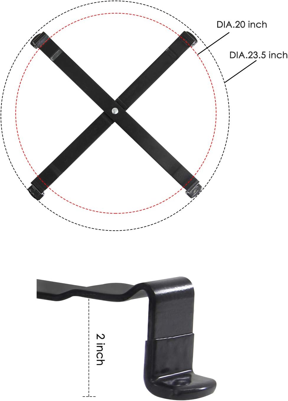 Grill Stand Nest for XL Big Green Egg BBQ Accessories - Fit for XLarge Egg