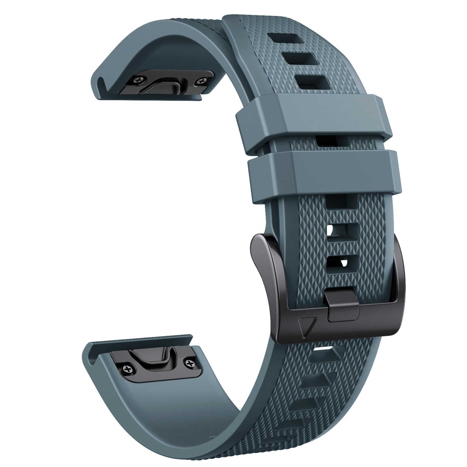 Cinturino Sportivo In Silicone 22mm Per Garmin Fenix 5/6/7, Forerunner 945/935/745, Instinct, Approach – Ricambio A Sgancio Rapido