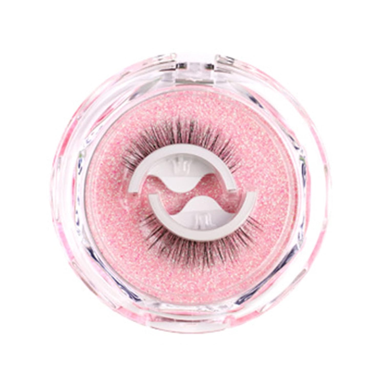 1 Pair DIY False Eyelashes Eyelash Extensions 1 Pair False Eyelashes Realistic Self-adhesive Glue-free Chemical Fiber Makeup Extensions