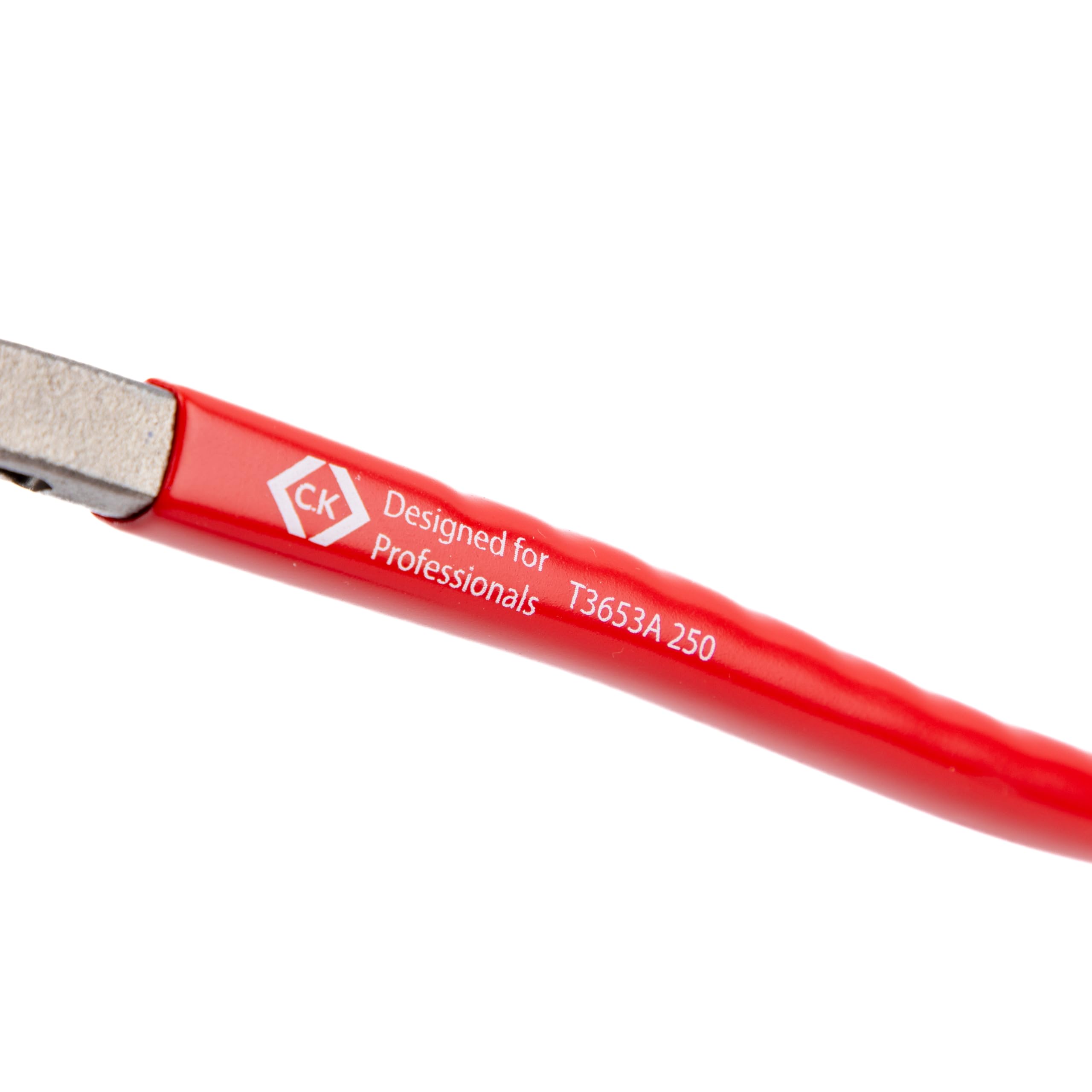C.K Tools - Alicates de bomba de agua con botón, mandíbula delgada de 250 mm, empuñaduras de fontanería ajustables para tuberías, grifos y accesorios, capacidad de 50 mm, junta de caja, acero al cromo
