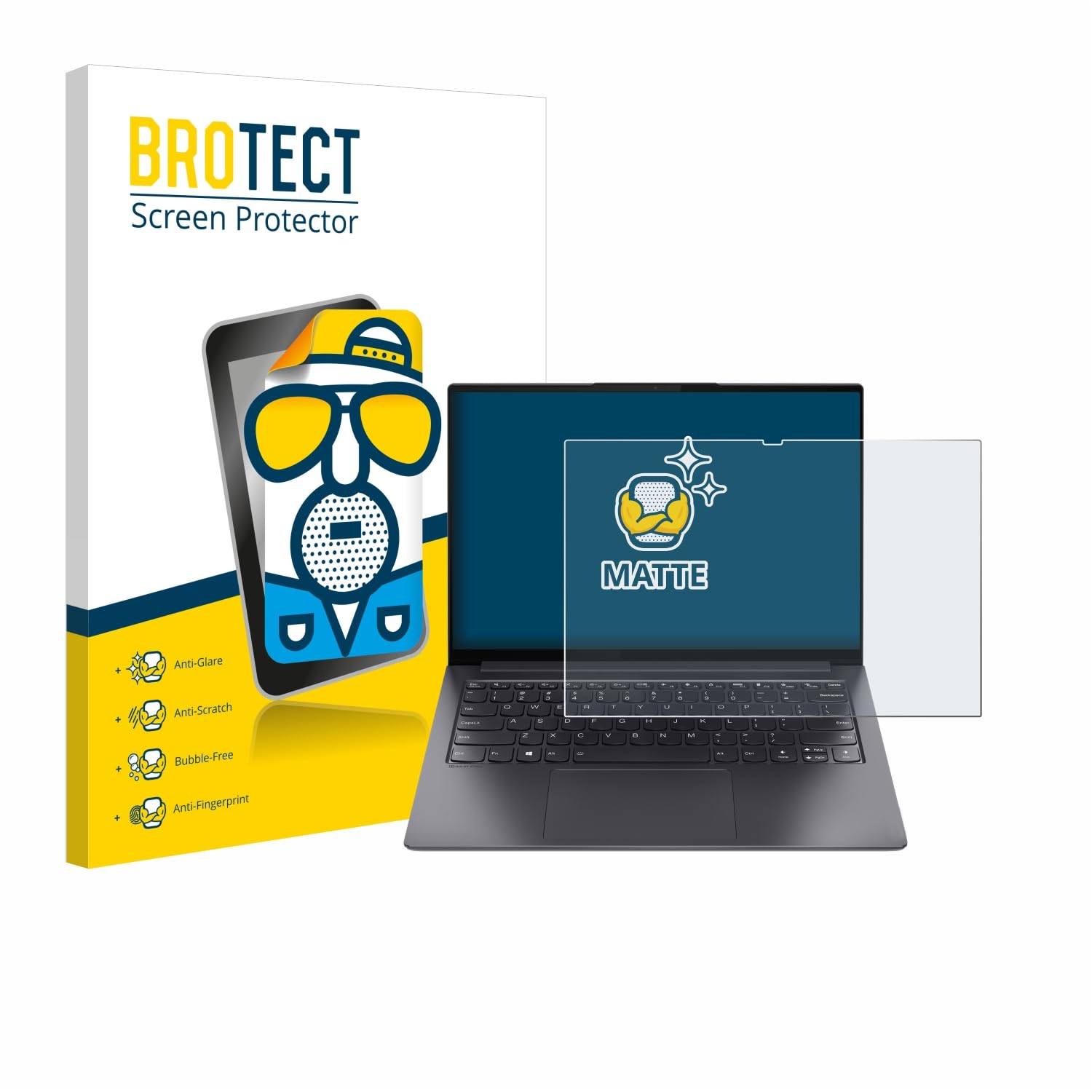 BROTECT Antireflecterende schermbeschermer mat (2 Pcs., Lenovo Yoga Tab 11