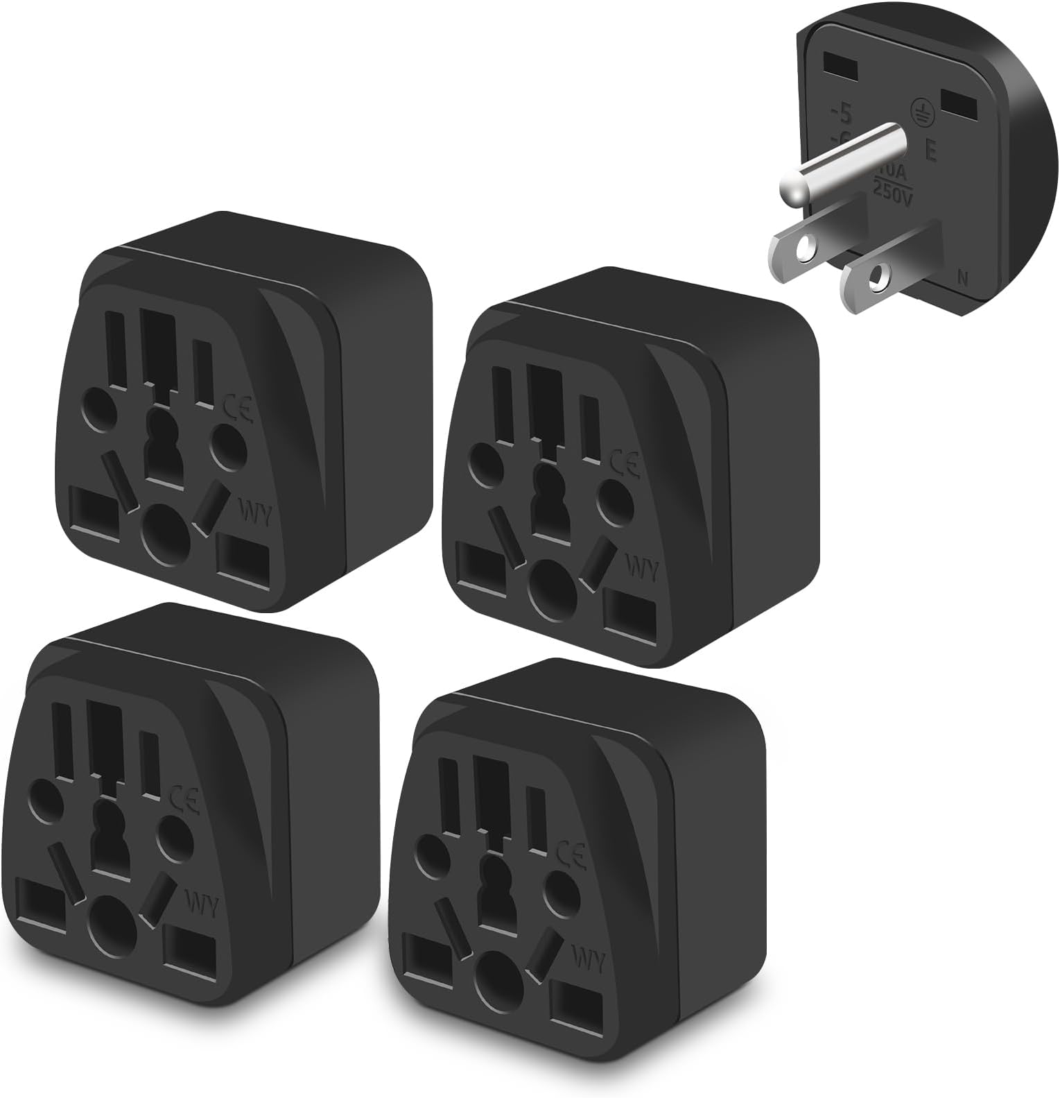 ROAD WARRIOR US Plug Adapter EU/UK/China/Australia/India