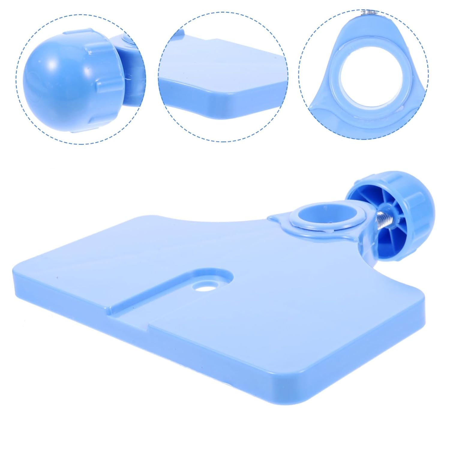 Didiseaon Plastic Storage Tray for Drip Stand Infusion Support Pole Supply Tray for Hospital Use Versatile Storage for Infusion Accessories Easy to Install and Safe