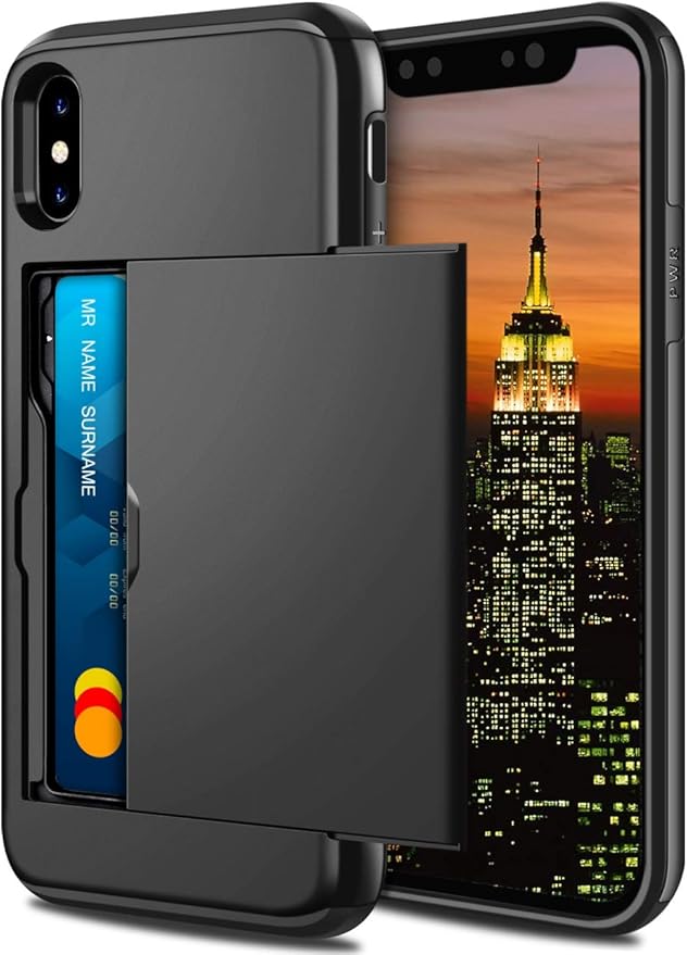 Coolden iPhone XS Case, iPhone X Case, Shockproof Case iPhone X Wallet