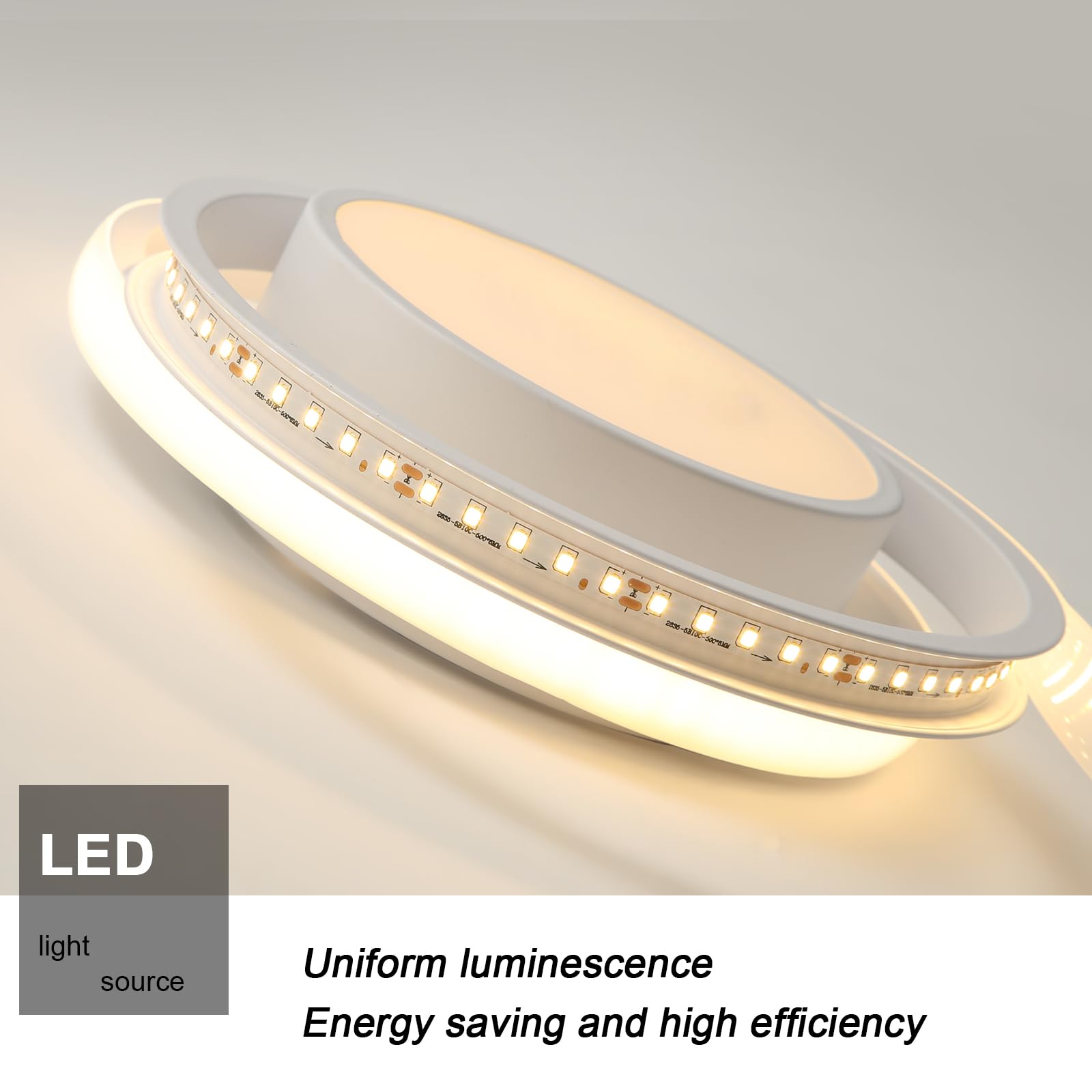 Comely lampa sufitowa LED, okrągła lampa sufitowa, ciepła biel 3000 K 32 W, nowoczesna lampa sufitowa LED do korytarza, kuchni 28 cm